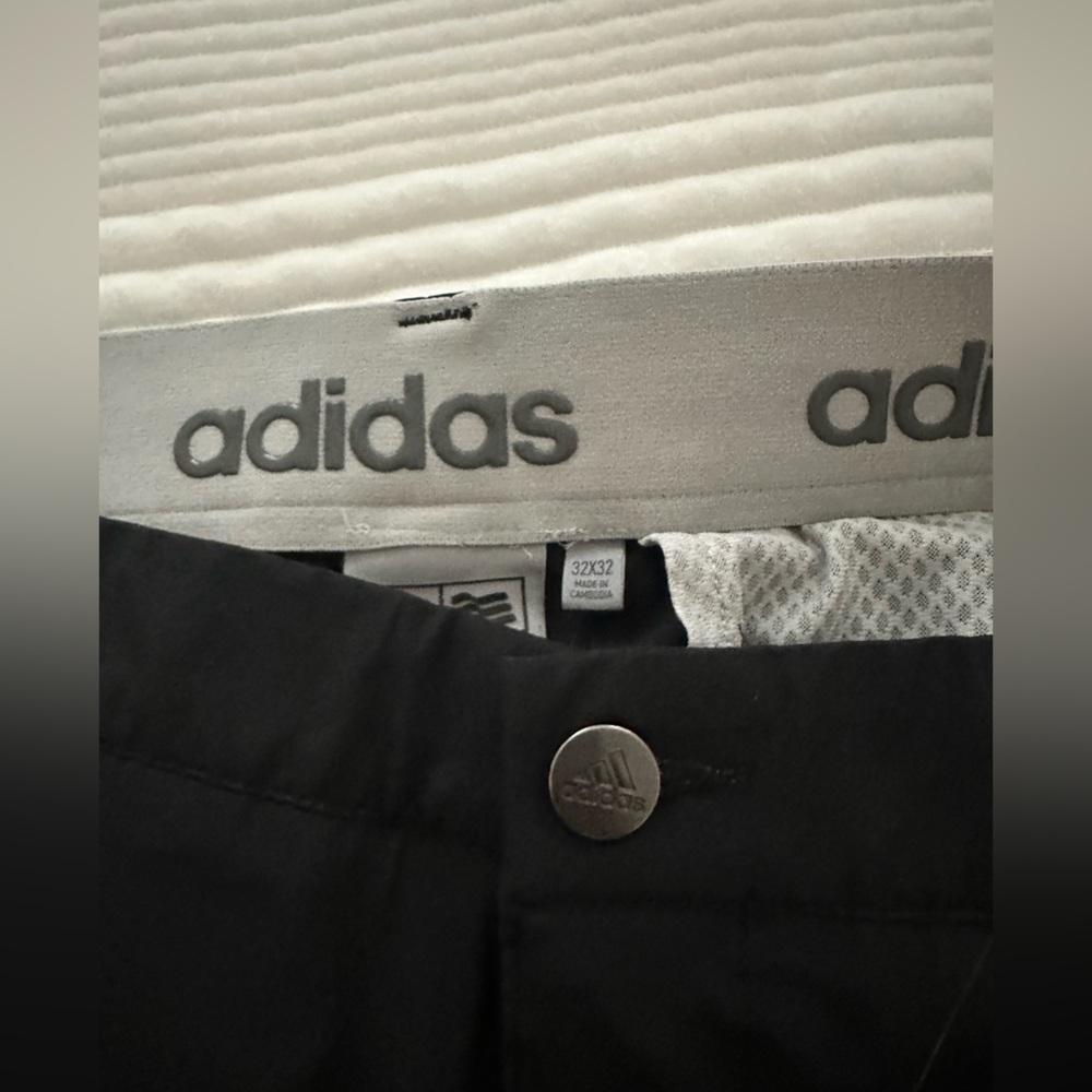 Adidas Black Athletic Golf Pants